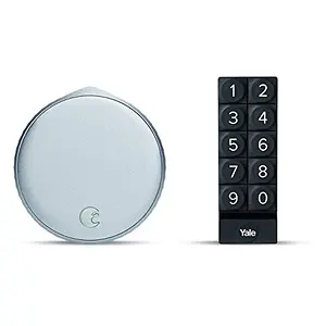 August - Wi-Fi Smart Lock + Smart Keypad - Matte Black