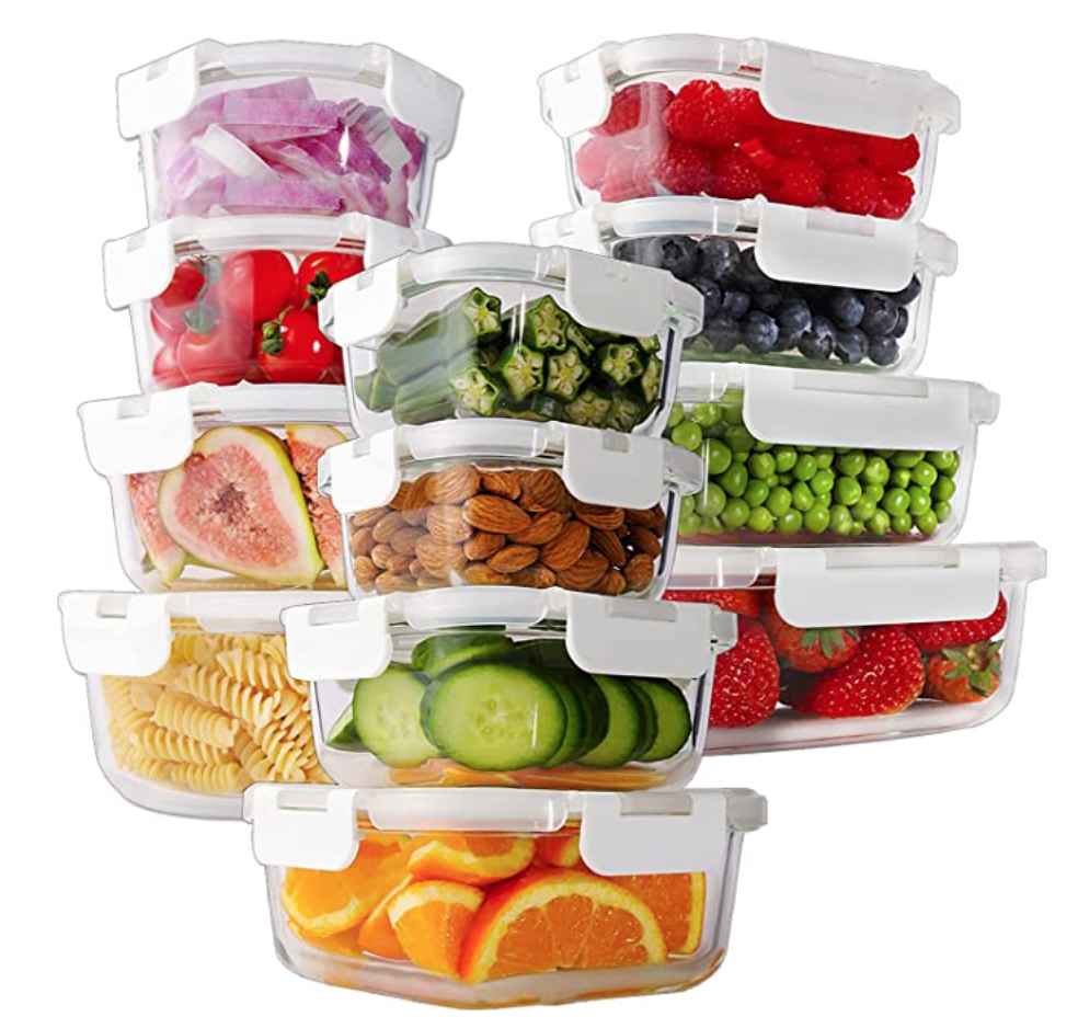 Bayco 玻璃食物存储盒 24件套