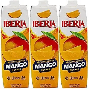 Iberia Mango Nectar, 33.8 fl. oz., (Pack of 3)