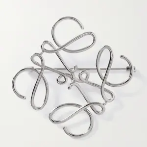 LOEWE Silver-tone brooch
