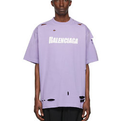 BALENCIAGA
Purple Cotton T-Shirt