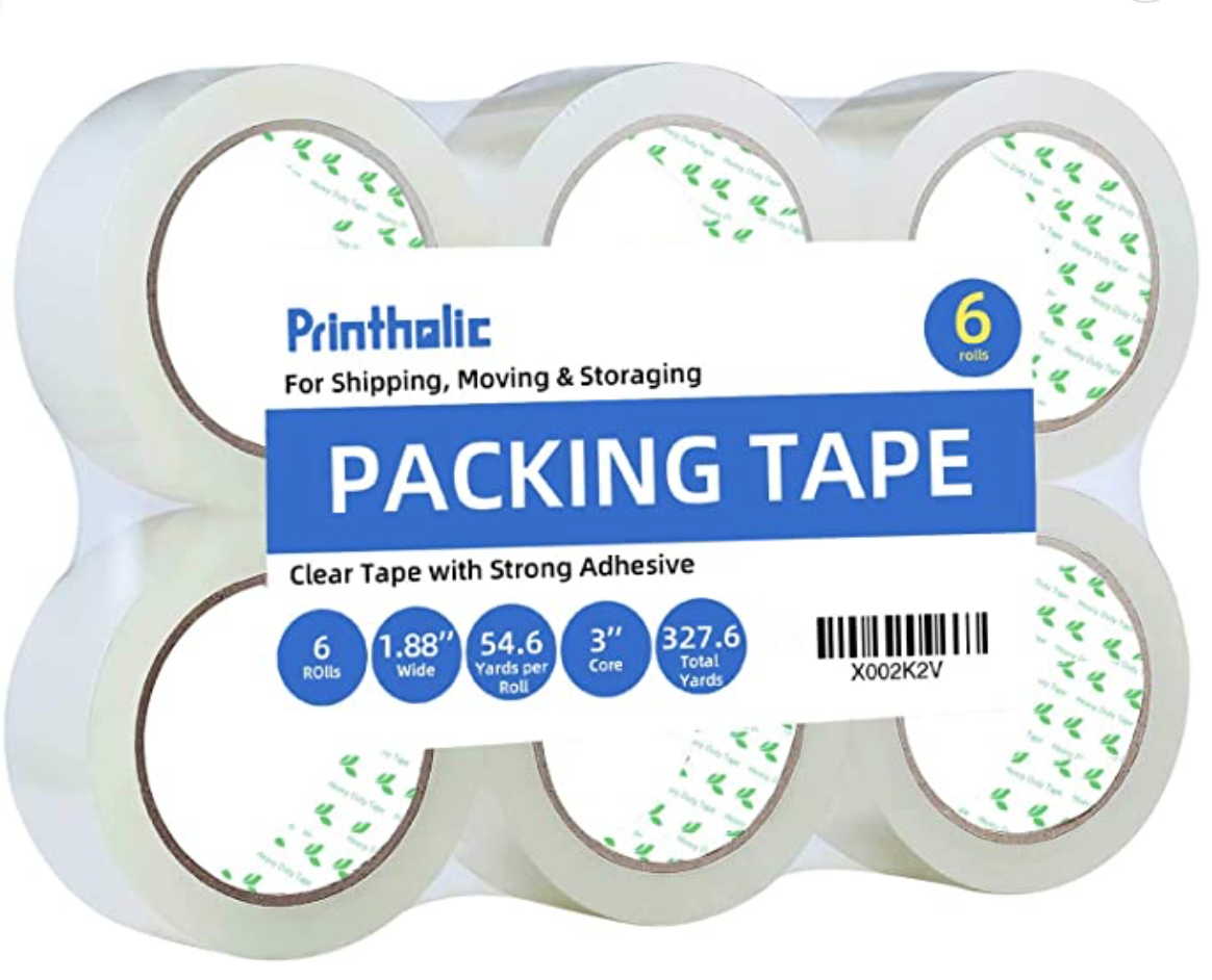 Printholic 透明包装胶带 6卷