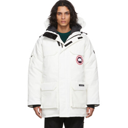 White Down Fur-Free Expedition Parka