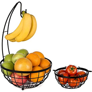 Hillbond 22 tier Fruit Basket with Banana Hanger