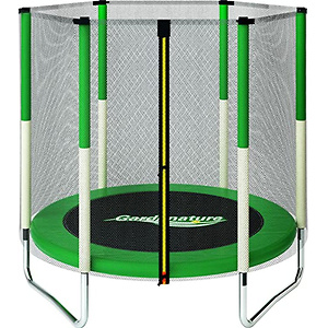 Gardenature 5 FT Trampoline for Kids with Safety Enclosure Net