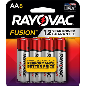 Rayovac AA Batteries 8 Count
