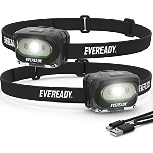 Eveready Rechargeable LED Headlamps by Eveready (2-Pack)