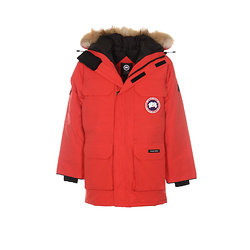 Canada Goose Logo Patch Hooded Parka