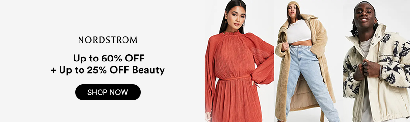 Nordstrom: Up to 60% OFF + Up to 25% OFF Beauty