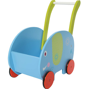 labebe - Baby Learning Walker Toy 4 Wheels Blue