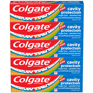Colgate Kids Toothpaste Cavity Protection, Bubble Fruit Flavor
