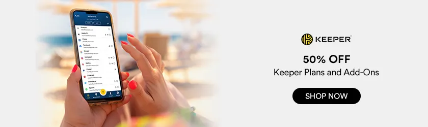 Keeper Security: Get 50% OFF Keeper Plans and Add-Ons