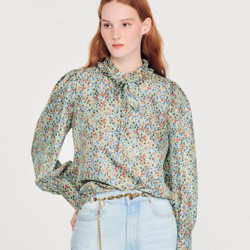Flowing blouse with Liberty Flower print