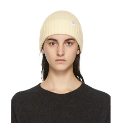 NORSE PROJECTS Off-White Brushed Lambswool Beanie