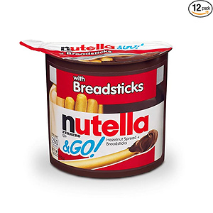 Nutella & GO—Hazelnut and Cocoa Spread with Breadsticks 12 Pack