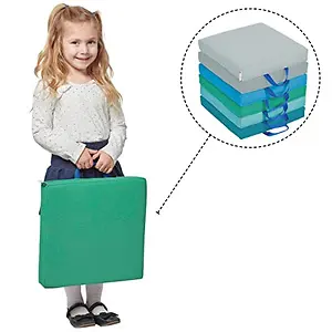 ECR4Kids SoftZone Floor Cushions 2" Deluxe Foam (6-Pack)