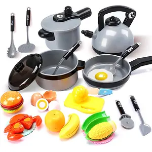 Cute Stone Kids Kitchen Pretend Play Toys