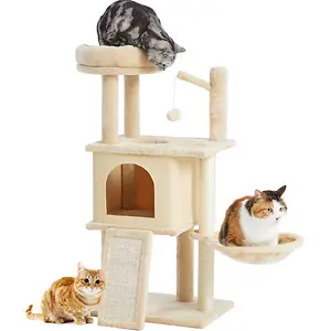 TSCOMON 36.6" Modern Cat Tree for Indoor Cats