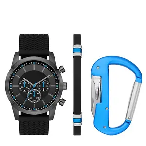 George Men's Watch Gift Set with Gunmetal-tone Watch