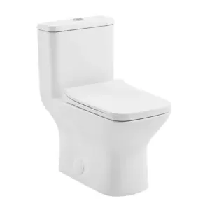 Swiss Madison Carre One-Piece Square Toilet Dual-Flush 1.1/1.6 gpf