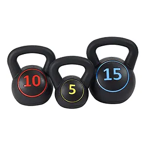 BalanceFrom Wide Grip Kettlebell Exercise Fitness Weight Set