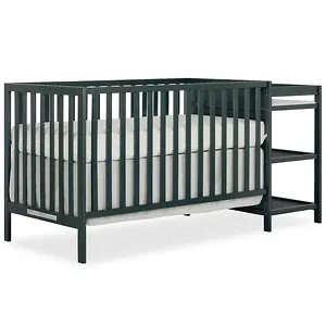 Dream On Me Synergy Convertible Crib And Changer In Olive