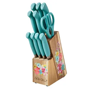The Pioneer Woman Breezy Blossoms 11-Piece Knife Block Set