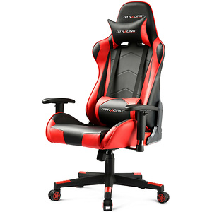GTPlayer 099 Series PU Leather Gaming Chair w/Adjustable Headrest