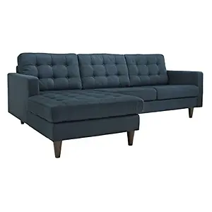 Modway Empress Modern Upholstered Fabric Sectional Sofa