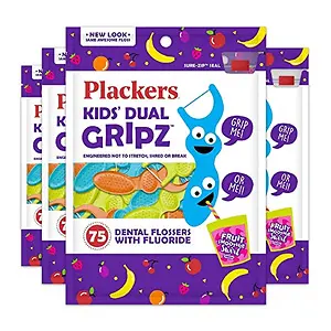 Plackers Kids Dual Gripz Flossers