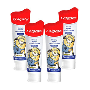 Colgate Kids Toothpaste with Anticavity Fluoride Featuring Minions