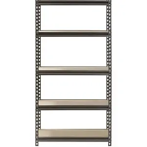 Muscle Rack 30"W x 12"D x 60"H 5-Shelf Steel Freestanding Shelves