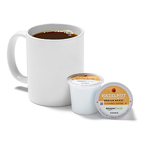 80-Count AmazonFresh K-cup Medium Roast Coffee Pods: Hazelnut