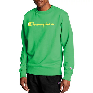 Champion Men's and Big Men's Powerblend Logo Crewneck Sweatshirt