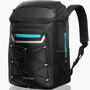 Amazon：EVERFUN 带2个隔热层防水冷藏背包