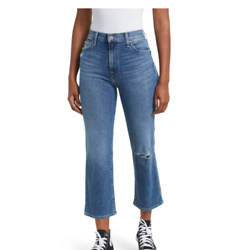NOA Midrise Straight Crop Jeans
