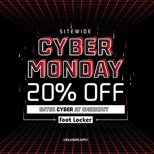 Footlocker AU: Cyber Monday 20% OFF Sitewide 