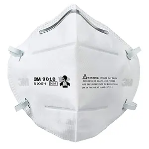 3M N95 Particulate Respirator, 9010, (Box of 50 Respirators)
