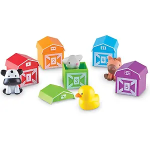 Learning Resources Peekaboo Learning Farm 10 Pieces