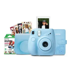 Fujifilm Instax Mini 7 w/ 10 Pack Film, Album + Camera Case + Stickers