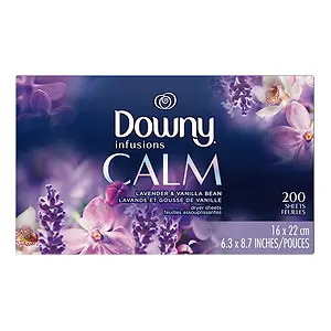 Downy Infusions Dryer Sheets Laundry Fabric Softener