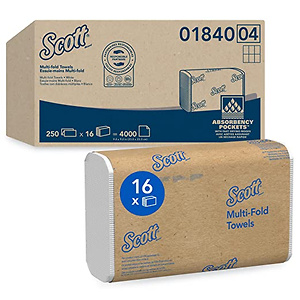 Scott Essential Multifold Paper Towels (01804) 16 Packs