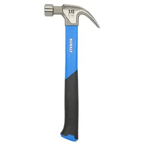 Kobalt  16-oz Smooth Face Steel Head Fiberglass Claw Hammer
