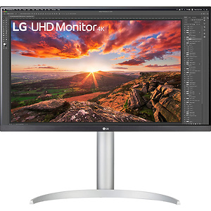 LG 27UP650-W 27-in UHD IPS Monitor with VESA DisplayHDR 400