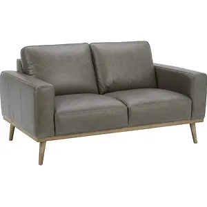 Amazon Brand Rivet Modern Leather Loveseat Sofa Couch