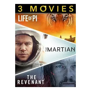 Life of Pi + The Martian + The Revenant 3-Movies