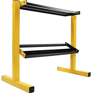 BalanceFrom 2-Tier Easy-Grab Dumbbell Rack