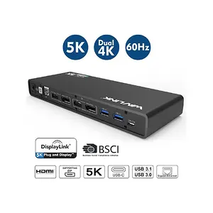 Wavlink 5K 60Hz / Dual 4K 60Hz Docking Station