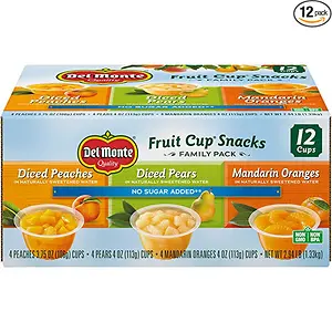 Del Monte No Sugar Added Variety Fruit Cups