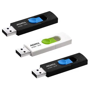 ADATA UV320 32GB USB Flash Drive, 3-Pack